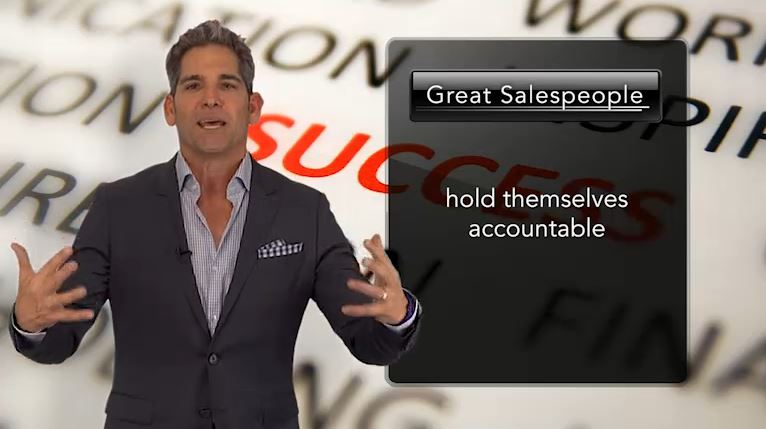 Great Salespeople: hold themselves accountable. 