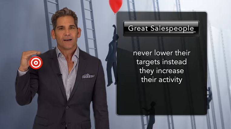 Great Salespeople never lower their targets