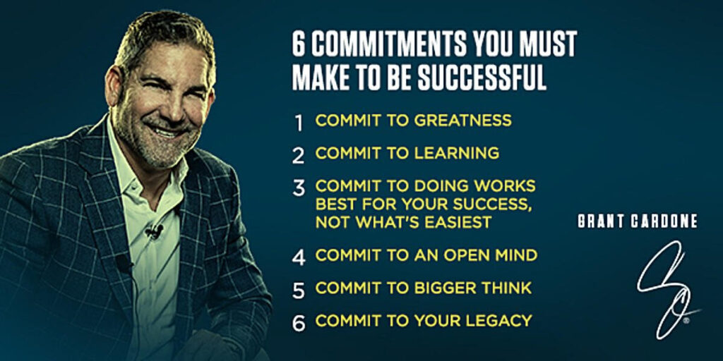 Commitments You Must Make