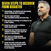 Grant Cardone's 7 Steps To Recover From Disaster